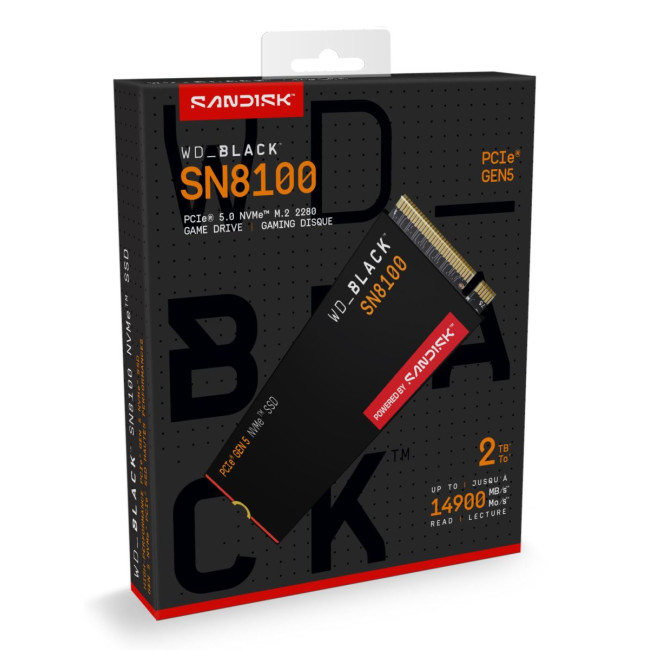 Твердотільний запам’ятовувальний пристрій накопичувач (SSD) G5 M.2 2TB BLACK SN8100 WDS200T1X0M SANDISK