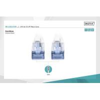 Патч-корд CAT 5e F-UTP, Cu, PVC AWG 26/7, довжина 3 м, колір сірий DK-1521-030 DIGITUS by ASSMANN