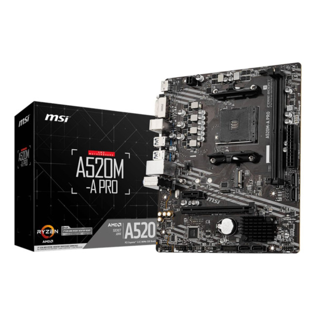 Материнська плата AMD A520 SAM4 MATX A520M-A PRO MSI