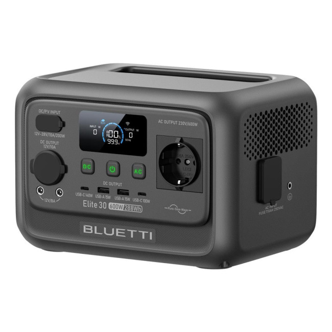 Портативна зарядна станція 600W ELITE30V2 BLUETTI