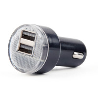 Зарядний пристрій USB 2.1 A, чорний