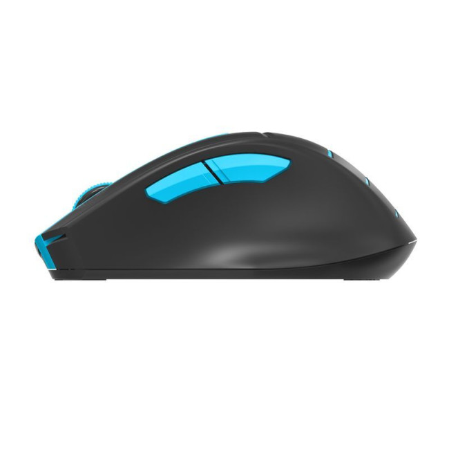 Миша бездротова безшумна Fstyler, USB, 2000 dpi, синій