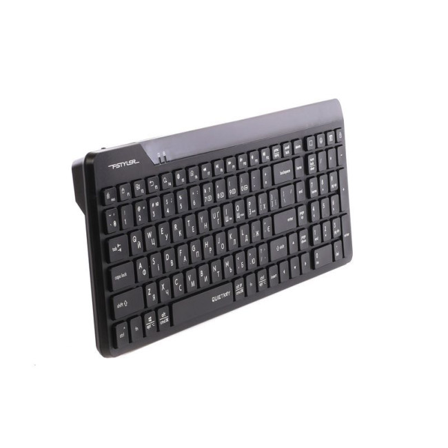 Клавіатура бездротова Fstyler, Bluetooth / 2.4 ГГц, quiet key, чорний