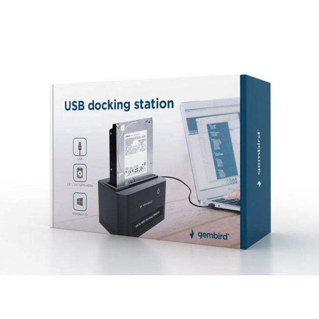 Док-станція для жорстких дисків 2.5/3.5 SATA HDD, USB 2.0