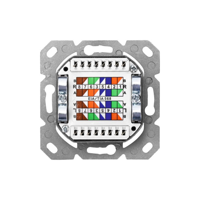 Розетка на два порта RJ45 CAT6 DN-9006-N DIGITUS by ASSMANN