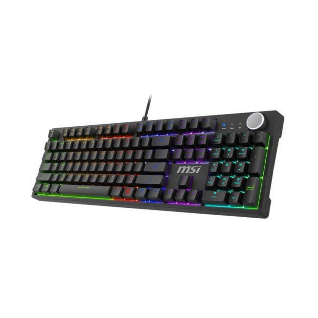 Клавіатура ігрова MSI FORGE GK320 UA Red Switches чорна