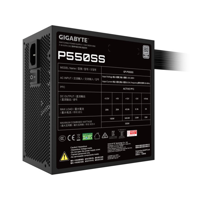 Блок живлення ATX2.31 650W GP-P650SS GIGABYTE