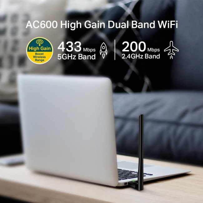 Бездротовий двухдіапазонний USB-адаптер ARCHER T2U PLUS TP-LINK