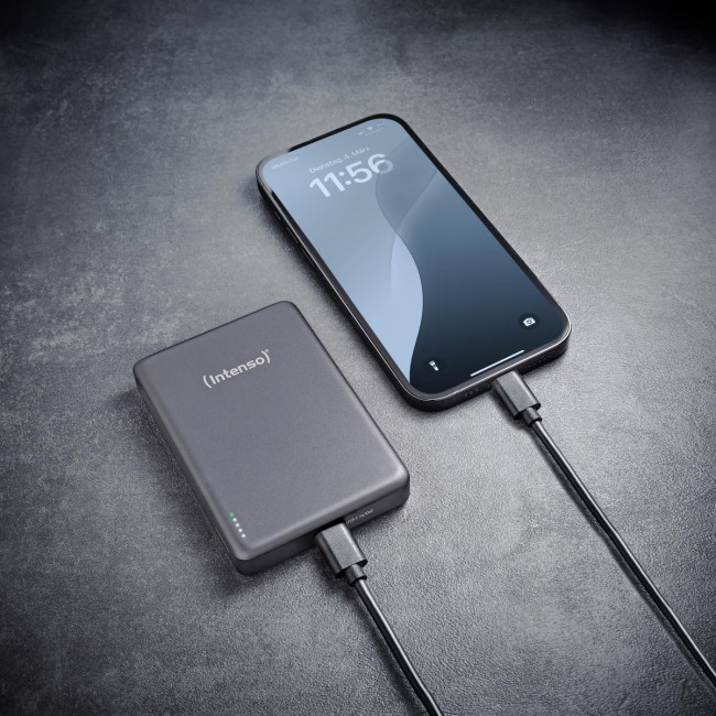 Портативний зарядний пристрій USB 10000MAH MAG GREY MW10000 7344034 INTENSO