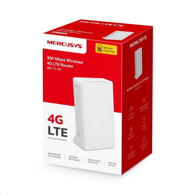 Мобільний бездротовий 4G-маршрутизатор, MB112-4G MERCUSYS