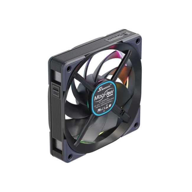 Набір із трьох вентиляторів для корпусу 120MM ARGB 3-PACK MAGFLOW-ARGB-3 SEASONIC
