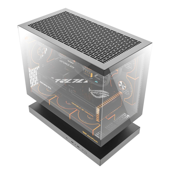Корпус для комп'ютера MATX W/O PSU F1 BLACK DARK FLASH