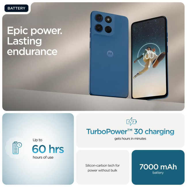 Мобільний телефон MOTO G57 POWER 8/256 GRN PBAH0004RS MOTOROLA