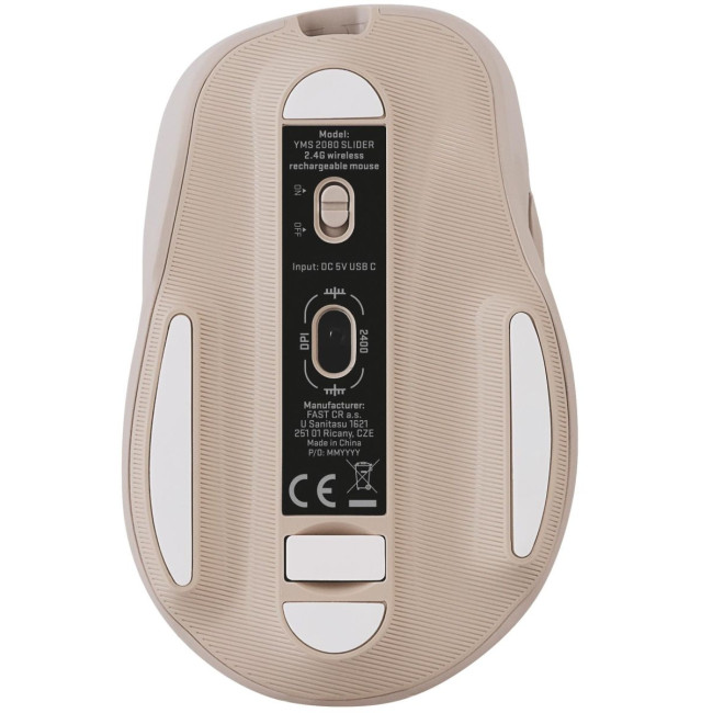 Миша комп'ютерна Yenkee YMS 2080BG WL rechargable mouse SLIDER