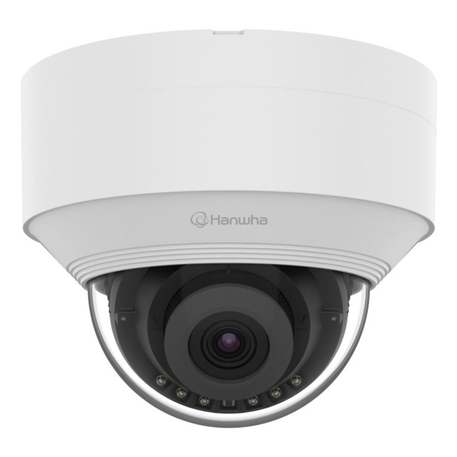 Мережева камера купольна 5MP @ 30fps, fix lens 3mm (H:100°/V: 73°) QNV-C8013R HANWHA VISION