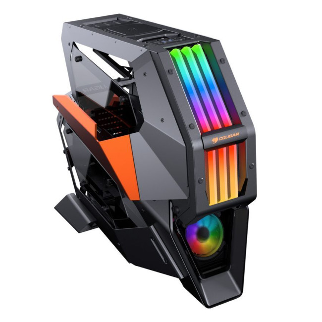 Ігровий корпус, TreLux RGB+1x120 мм RGB Fan, загартоване скло, 2x 3.5