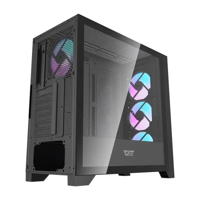 Корпус для комп'ютера DARK FLASH DRX90 GLASS ATX без блока живлення, чорний