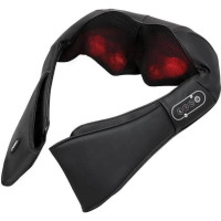 Масажер NAIPO Shoulder & Neck Massager with Shiatsu Kneading Massage and Heat з підігрівом для шиї з функціями масажу Шиатцу та 3D-обертанням; модель - MGS-150DC