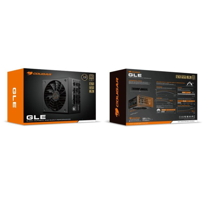 Блок живлення 850 Вт, 80 Plus Gold, Modular, 135 мм Silent Fan, 8SATA + 4PCI-E