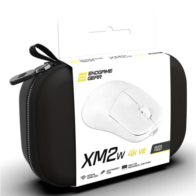 Миша ігрова бездротова Endgame Gear XM2w 4k v2 , білий (прозорий)