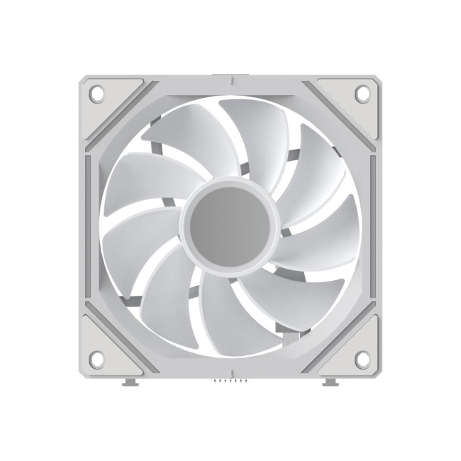 Корпусний вентилятор 120MM GAMMA F12 ARGB REVERSE BLADE білий (GAMMA-F12-WH1AM01U-GL) OCYPUS