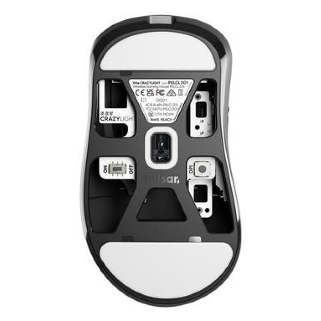 Миша бездротова PULSAR Xlite Crazylight Medium 8К (PXLCL201), чорний