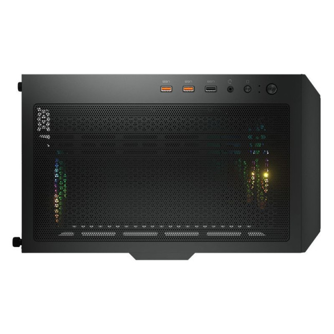 Ігровий корпус, 2*140mm ARGB, 1*120mm ARGB вентилятори передвстановлені, ATX/mATX/mini-ITX, скляне вікно