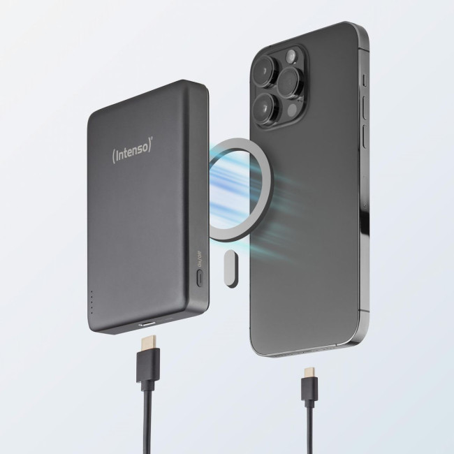 Портативний зарядний пристрій USB 10000MAH MAG GREY MW10000 7344034 INTENSO