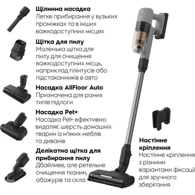 Акумуляторний пилосос Electrolux EP72AB21UG