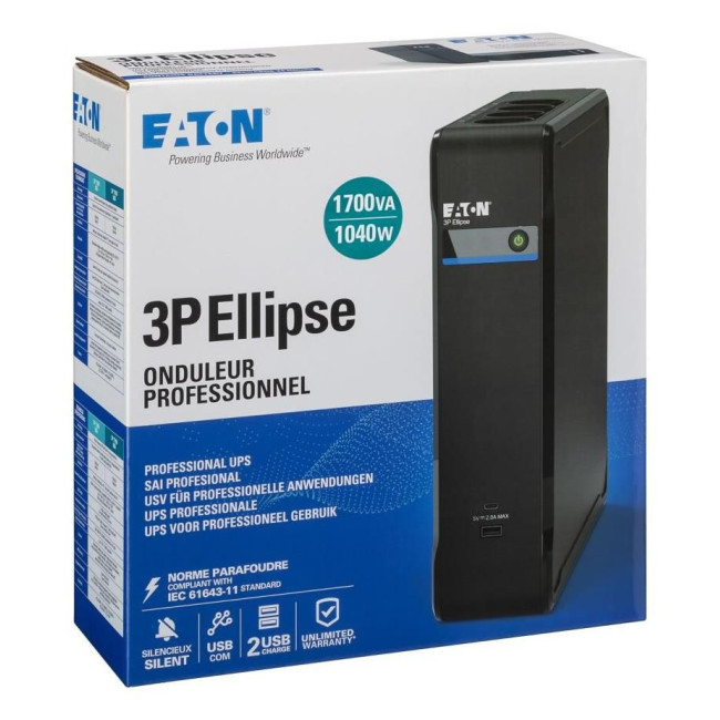 Джерело безперебійного живлення Eaton 3P Ellipse 1700 USB DIN
