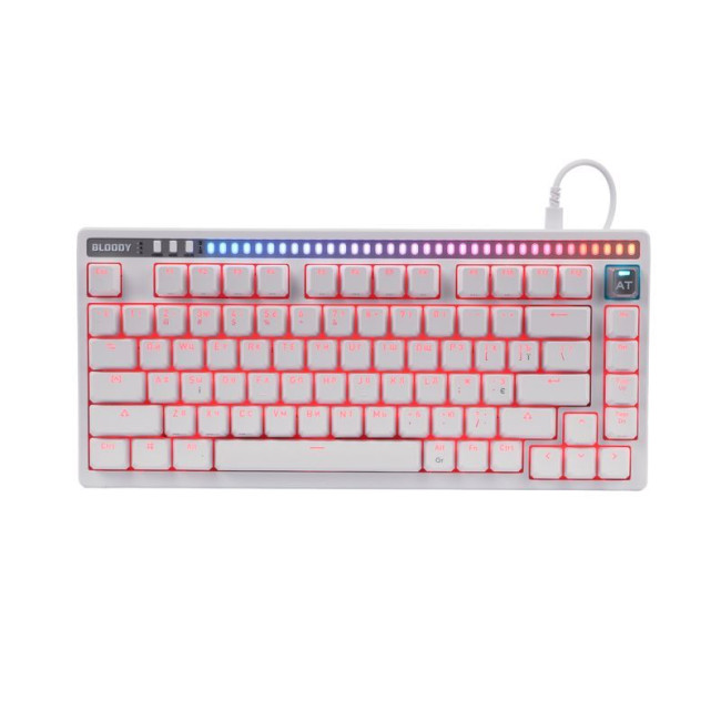 Клавіатура оптична ігрова, USB, RGB підсвічування, Alpha Optical Switch