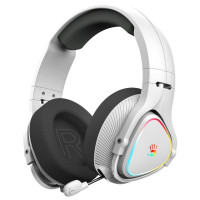 Ігрові бездротові навушники з мікрофоном, RGB, Bluetooth + 2.4GHz + 3.5 jack