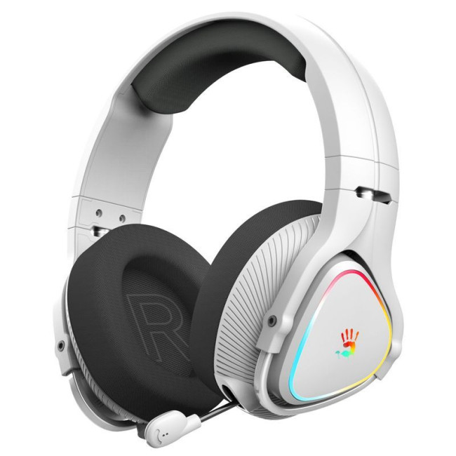 Ігрові бездротові навушники з мікрофоном, RGB, Bluetooth + 2.4GHz + 3.5 jack