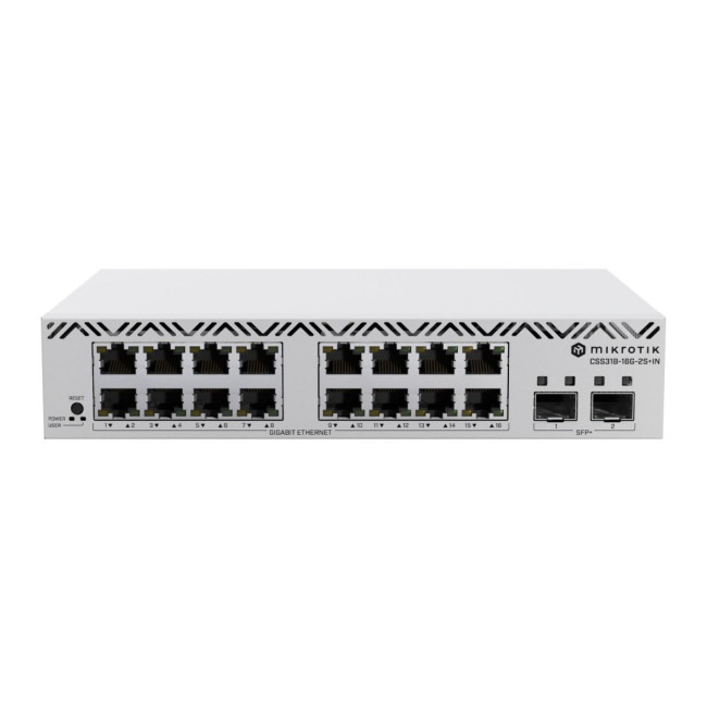 Мережевий комутатор Ethernet CSS318-16G-2S+IN MIKROTIK