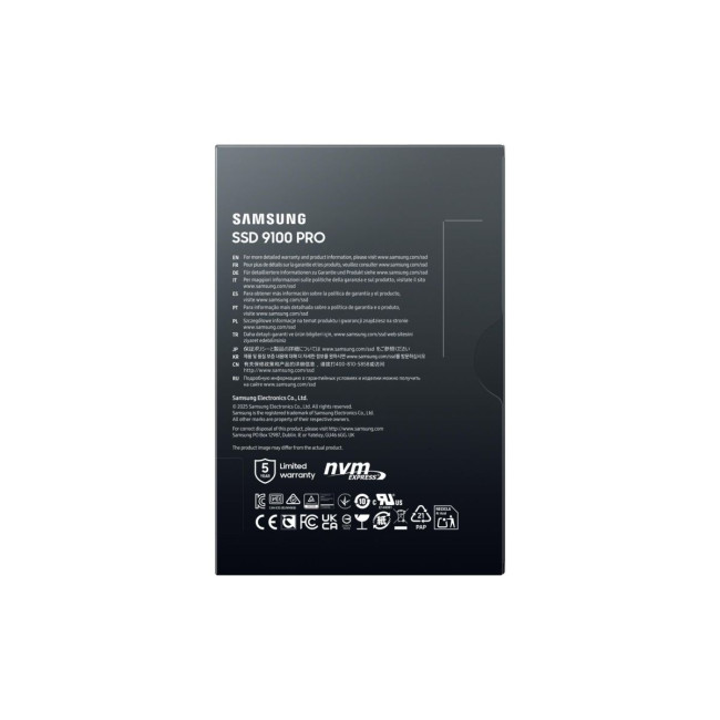 Твердотільний запам’ятовувальний пристрій накопичувач (SSD) G5 M.2 NVME 1TB 9100 PRO MZ-VAP1T0BW SAMSUNG