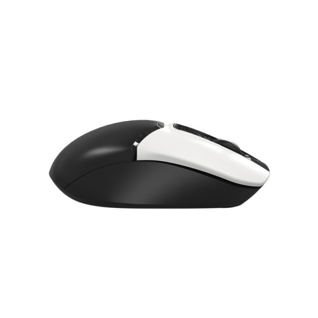 Миша бездротова безшумна Fstyler, USB, 1200 dpi, чорний + білий