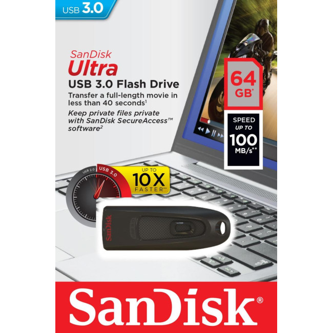 Флеш-пам'ять (накопичувач USB) USB3 64GB SDCZ48-064G-U46 SANDISK