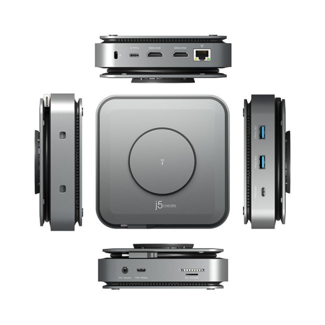 Док станція USB-C 10-в-1 (HDMI/PD/USB-A/USB-C/LAN)