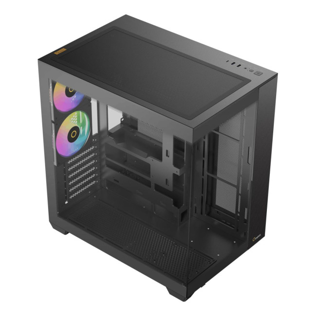 Корпус для комп'ютера ATX W/O PSU DELTA C74 ARGB чорний (DELTA-C74-BKD200XX-GL) OCYPUS