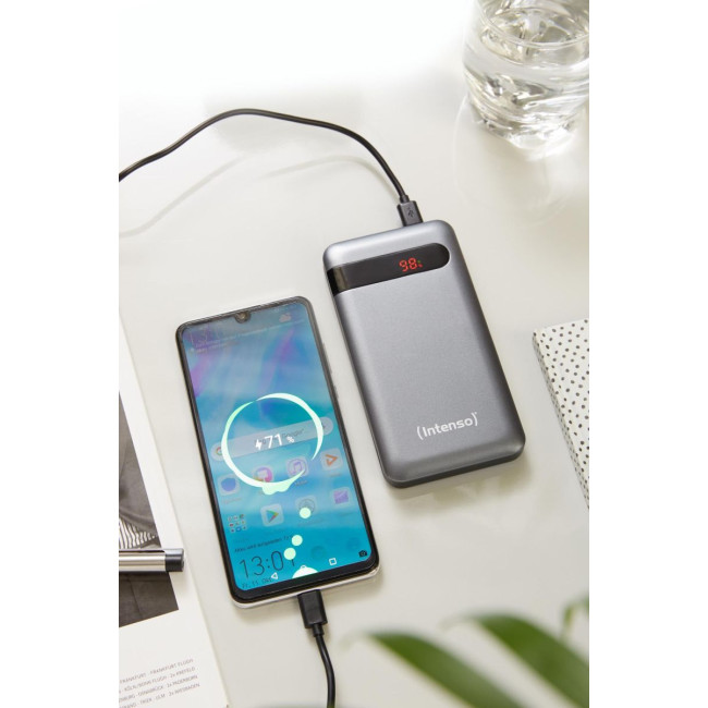 Портативний зарядний пристрій USB 10000MAH QC3.0 ANTHRACITE PD10000 INTENSO