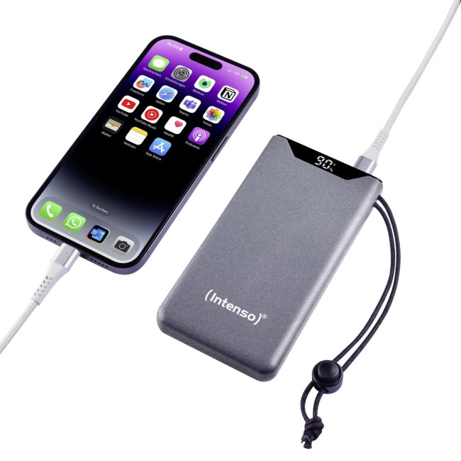 Портативний зарядний пристрій USB 10000MAH QC3.0 GREY F10000 7332034 INTENSO