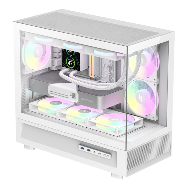 Корпус для комп'ютера MATX W/O PSU NEX C31 WH GAMEMAX