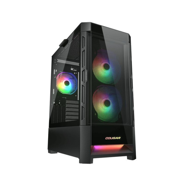 Ігровий корпус, 2*140mm RGB, 1*120mm RGB вентилятори передвстановлені, ATX/mATX/mini-ITX, скляне вікно