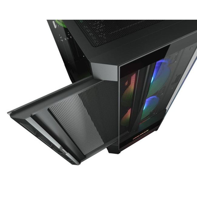 Ігровий корпус, 2*140mm RGB, 1*120mm RGB вентилятори передвстановлені, ATX/mATX/mini-ITX, скляне вікно