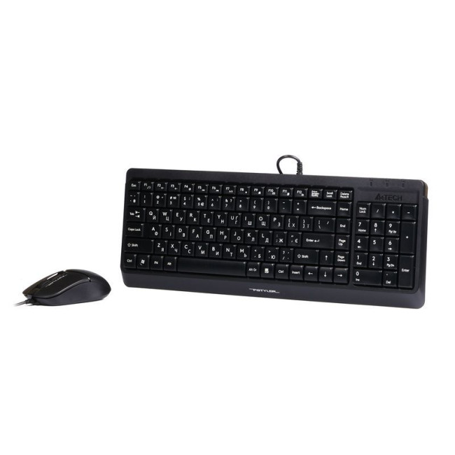 Комплект дротовий Fstyler клавіатура+миша, чорний, USB