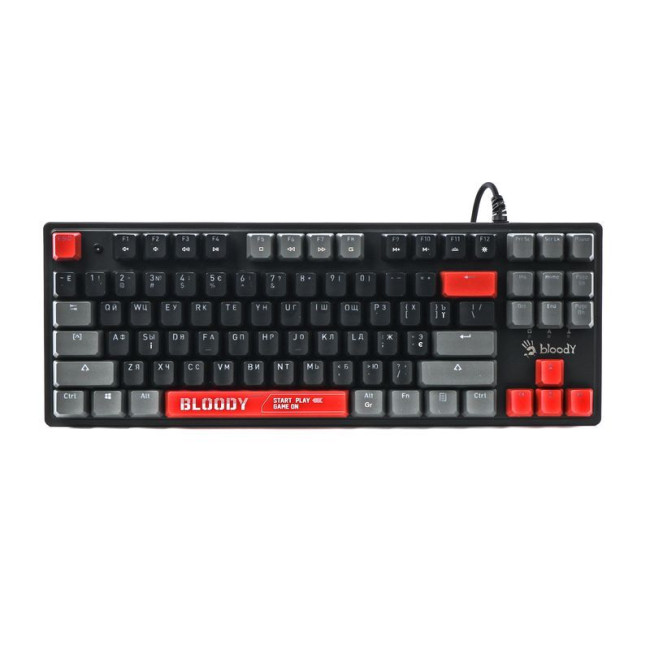 Клавіатура механічна ігрова, USB, RGB підсвічування, BLMS Red Plus Switch