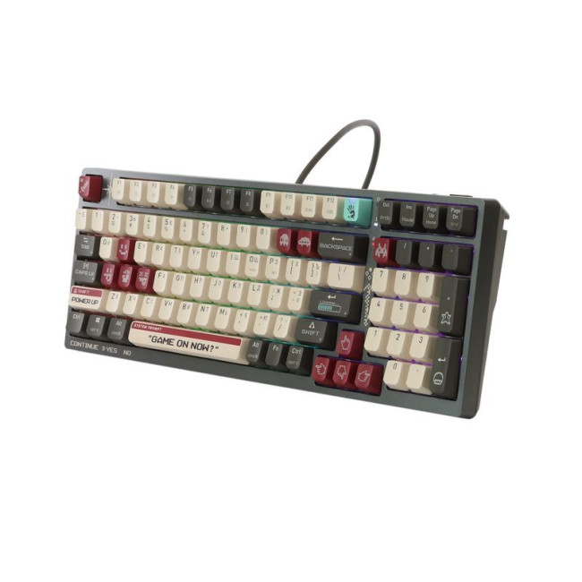 Клавіатура механічна ігрова, USB, RGB підсвічування, BLMS Red Plus Switch