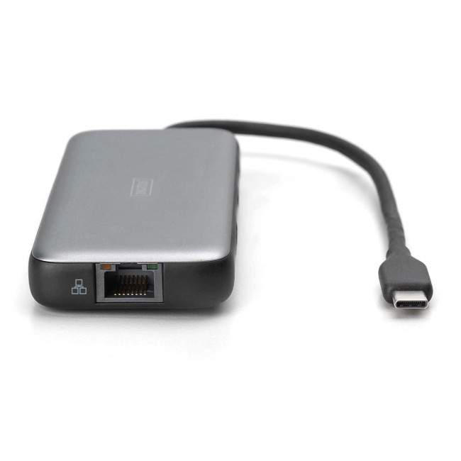 Док-станція USB-C, 7 портів, 1xHDMI, 3xUSB 3.2 Gen 2, 1xRJ45, 1xSD, 1xMicroSD, 1xPD DA-70914 DIGITUS by ASSMANN