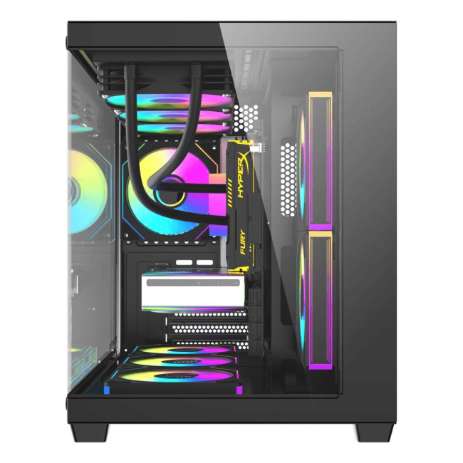 CASE MINITOWER MATX W/O PSU/B275 PRO BLACK DARK FLASH