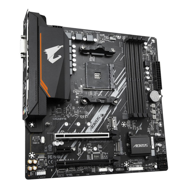 Материнська плата AMD B550 SAM4 MATX B550M AORUS ELITE 1.3 GIGABYTE